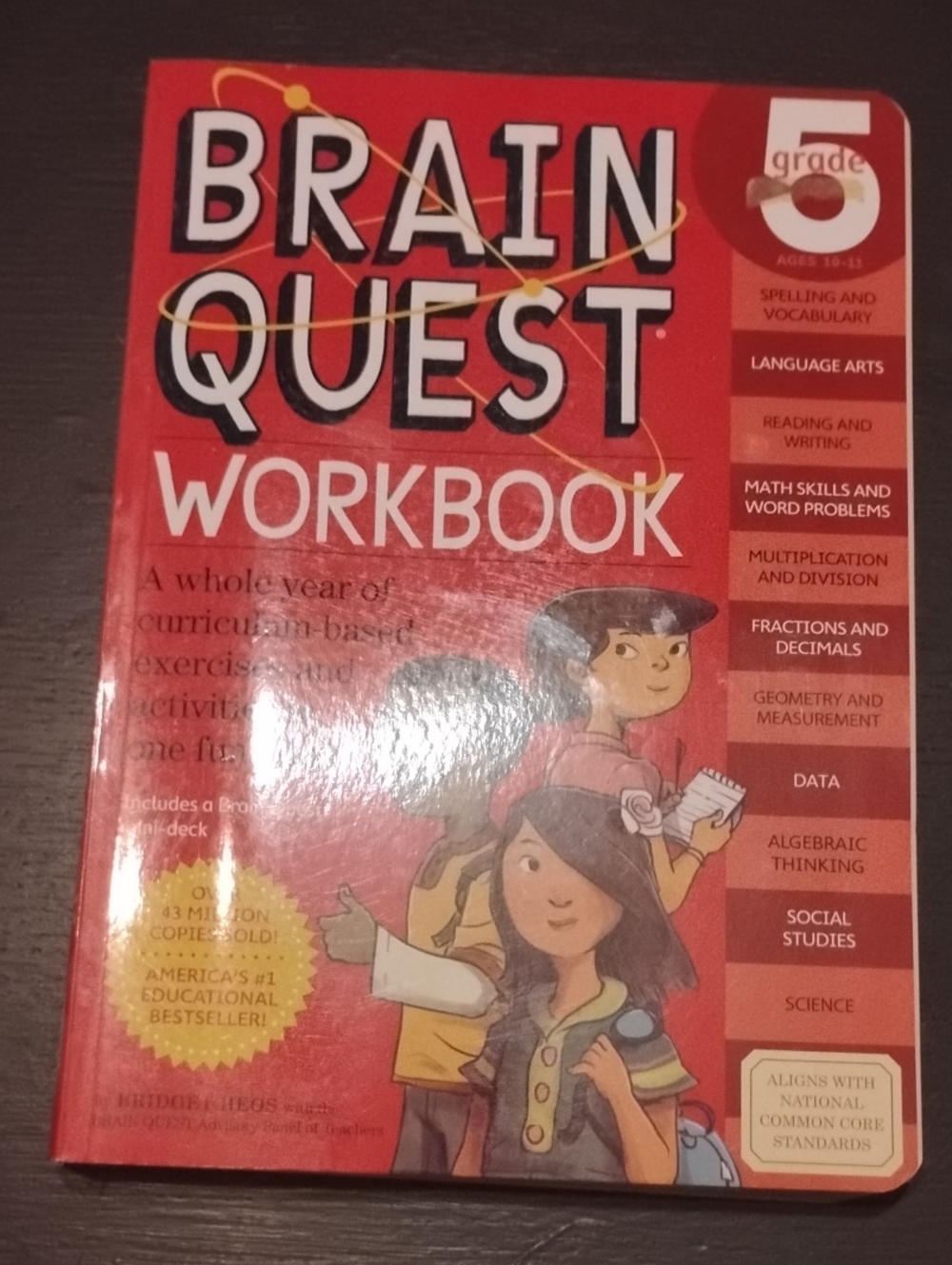 Brain Quest Workbook for Kids - Red - Grade 5